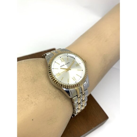 Anne Klein Womens Watch AK-5087 Quartz Silver Dial Two Tone Stainless Steel 30mm main image 10